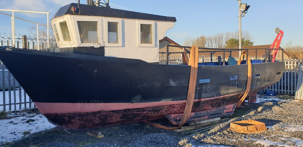 28 foot steel ex- fishing boat
